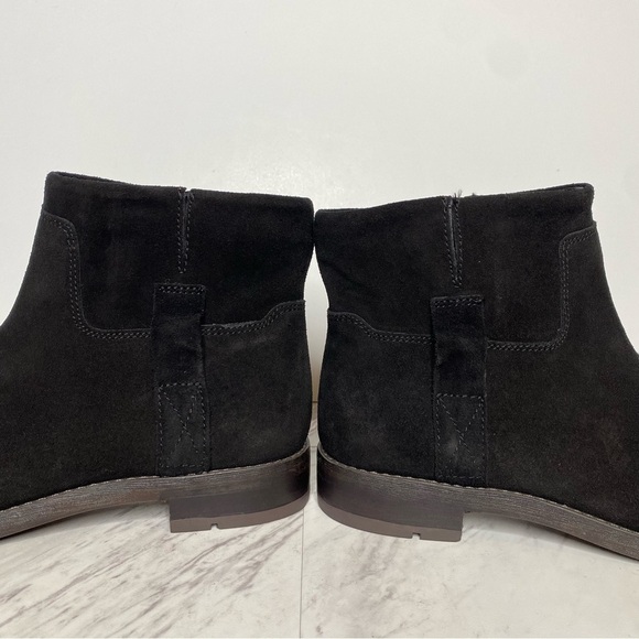 New! Franco Sarto Malina Black Suede Bootie 8M - Picture 8 of 15